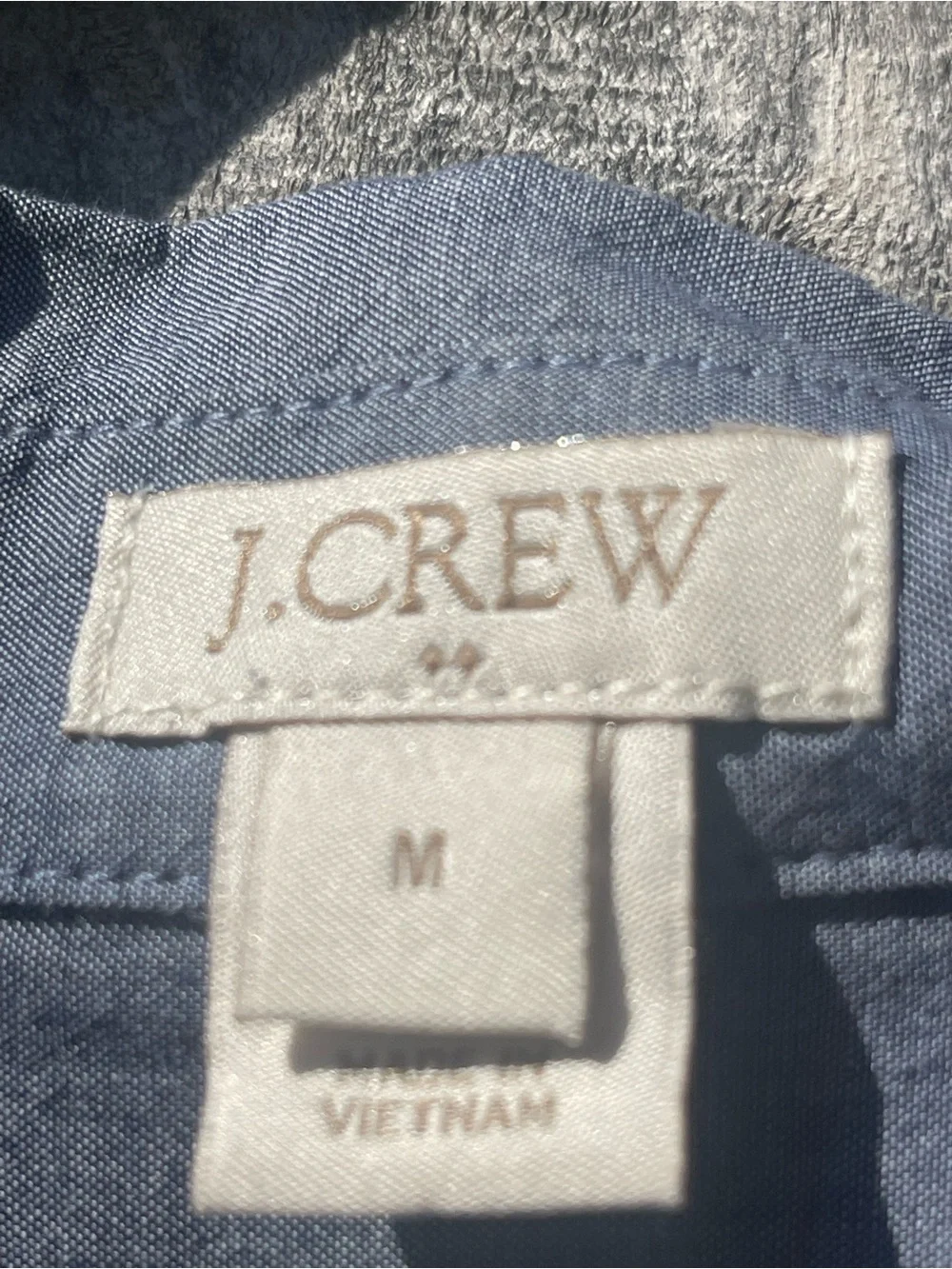 J. Crew Light Chambray Blue Tunic Mini Dress